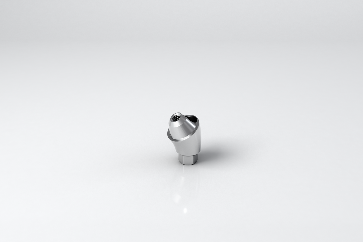 Zimmer-Compatible TSV 3.5mm Angled Multi-Unit Abutment 30° (4.5mm Cuff)