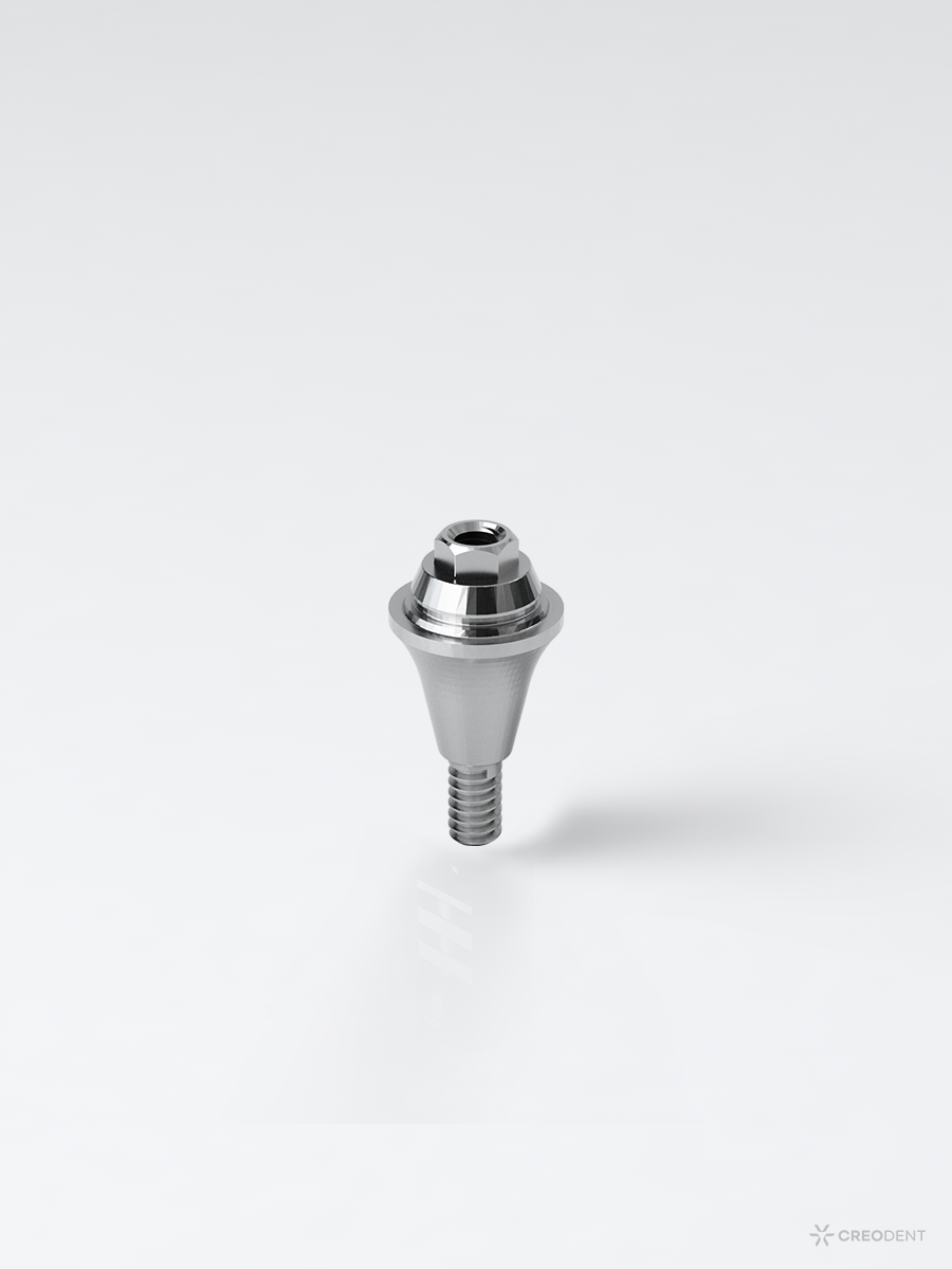 Nobel Active-Compatible 3.5 NP Straight Multi-Unit Abutment (2.5mm Cuff)