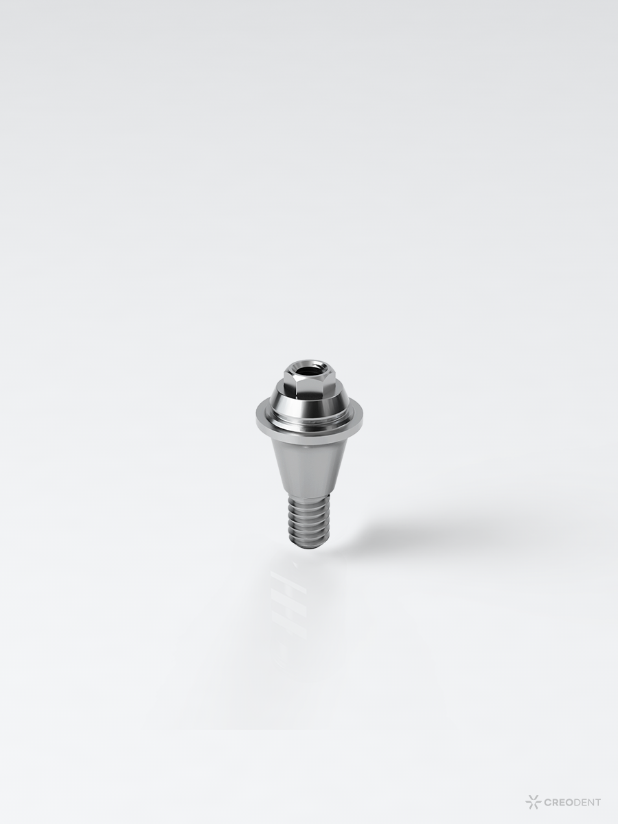 Nobel Biocare-Compatible (Active) RP 4.3mm Straight Multi-Unit Abutment (1.5mm Cuff)