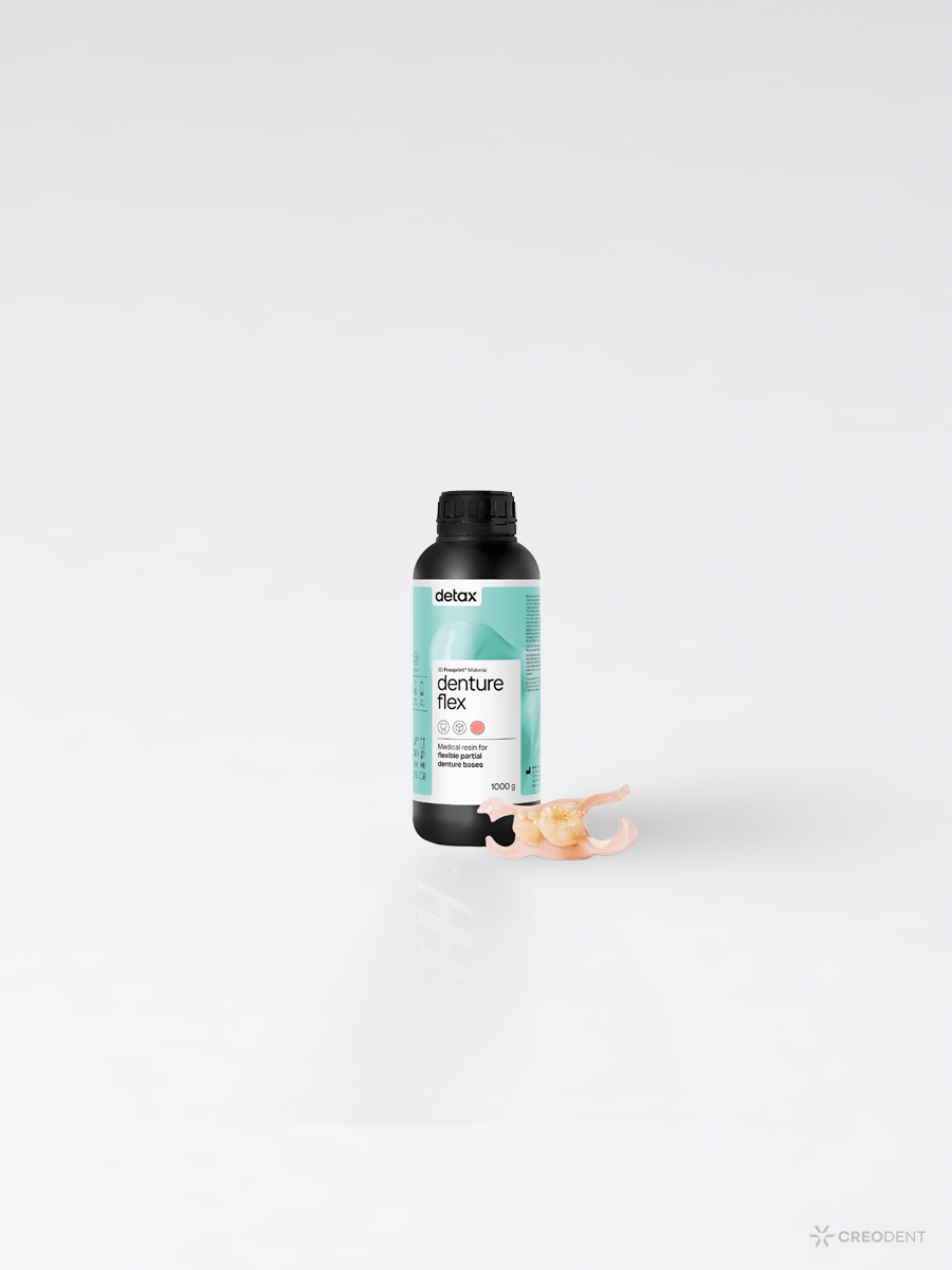 UltraPrint-Dental Detax Freeprint Denture Flex UV Pink, Transparent | 1000g/bottle(HD)