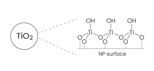 TiO2 surface chemistry